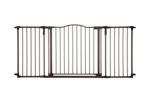 North States Supergate Deluxe Décor Metal Outdoor Play Yard